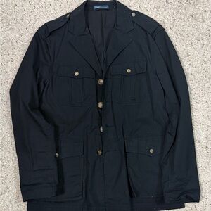Polo by Ralph Lauren Black Military Jacket